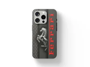 Ferrari Smartphone Cover Standard Minimalistischer Stil